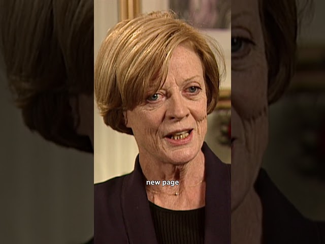 ⁣Maggie Smith remembers her time at Stratford Festival | Throwback