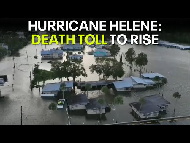 ⁣Hurricane Helene death toll: At least 40 dead