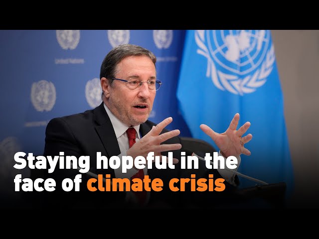 ⁣Staying hopeful in the face of climate crisis