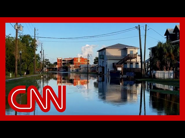 ⁣See the aftermath of Hurricane Helene’s landfall in Florida