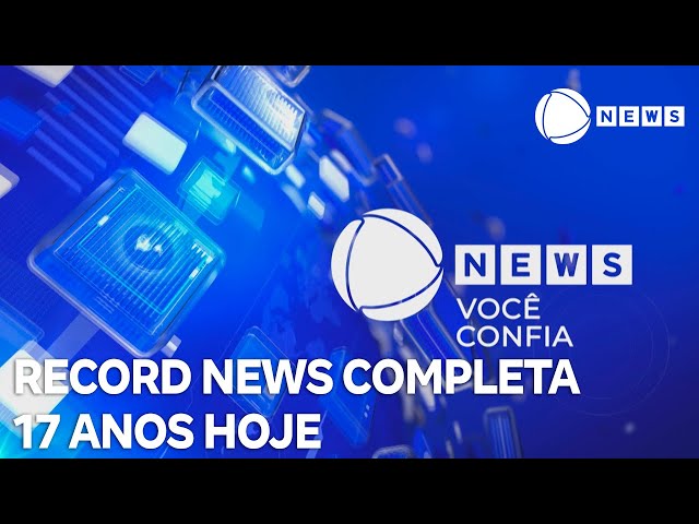 ⁣Record News completa 17 anos hoje