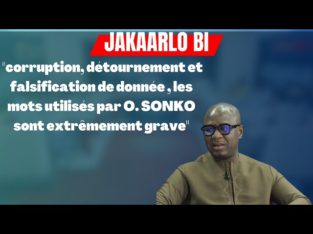 ⁣Badara GADIAGA "corruption,détournement et falsification, les mots utilisés par O. SONKO sont g