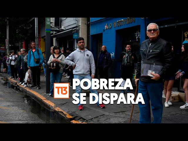 ⁣Más de la mitad de los argentinos son pobres, según cifras oficiales