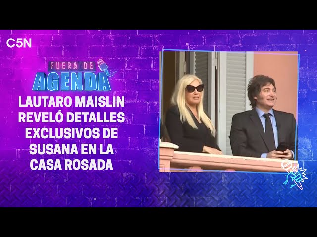 ⁣FUERA DE AGENDA | Toda la INTIMIDAD de la ENTREVISTA entre SUSANA y MILEI