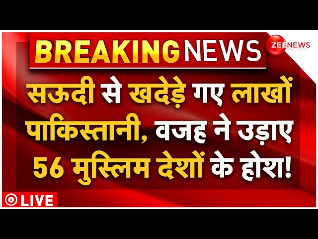 ⁣Pakistanis Expelled from Saudi Arabia Big News LIVE : सऊदी से खदेड़े गए लाखों पाकिस्तानी | Breaking