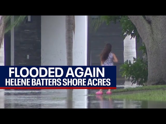 Shore Acres floods again during Hurricane Helene