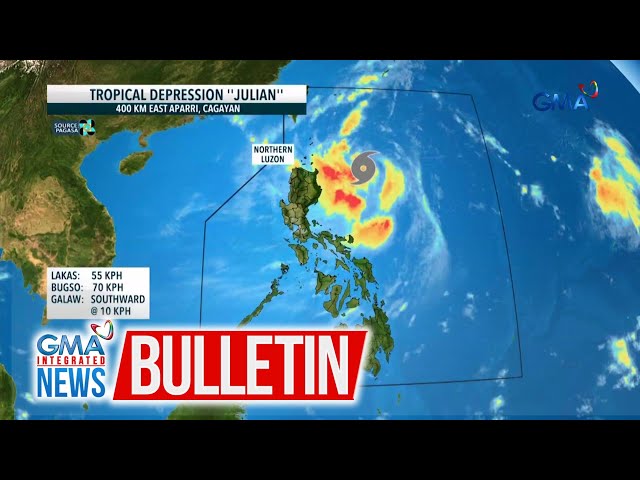 ⁣Nakaaapekto na sa Northerm Luzon ang Bagyong Julian na huling... | GMA Integrated News Bulletin