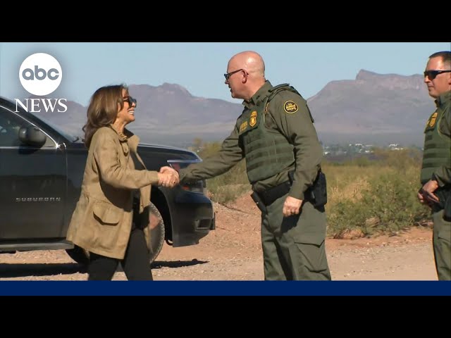 ⁣Harris criticizes Trump for blocking bipartisan border bill