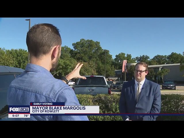 ⁣Rowlett mayor cries foul after early voting site moved to smaller venue