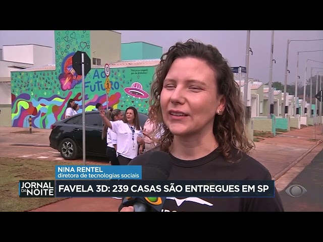 ⁣Favela 3D: 239 casas são entregues em São Paulo