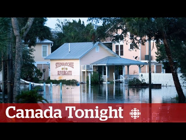 ⁣Hurricane Helene hits Florida hard before weakening to storm | Canada Tonight