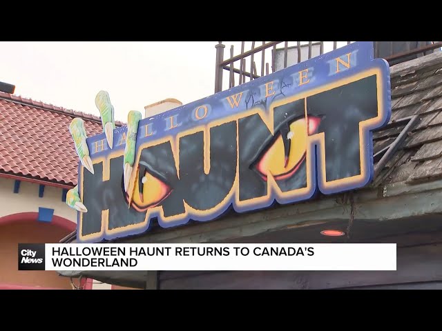 ⁣Halloween Haunt makes spooky return to Canada's Wonderland