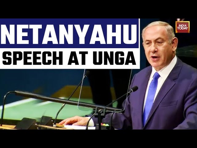 ⁣Israeli PM Netanyahu's UNGA Speech Ahead Of A Massive Attack On Lebanon | Netanyahu UN Speech