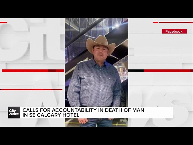 ⁣Calls for accountability in death of man in southeast Calgary hotel