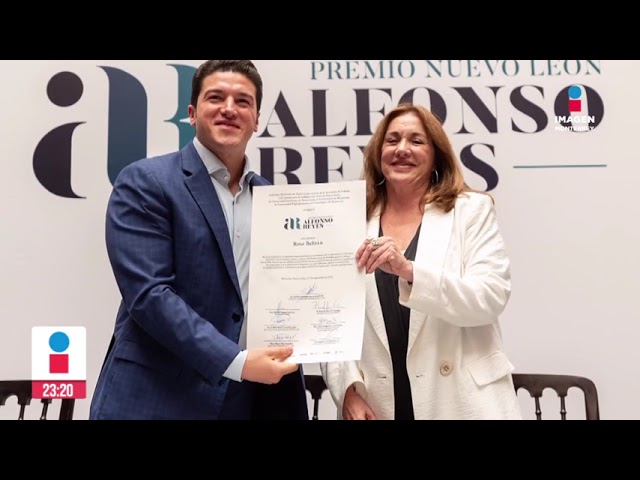 ⁣La escritora Rosa Beltrán recibe Premio Alfonso Reyes| Noticias MTY con Claudia Ovalle