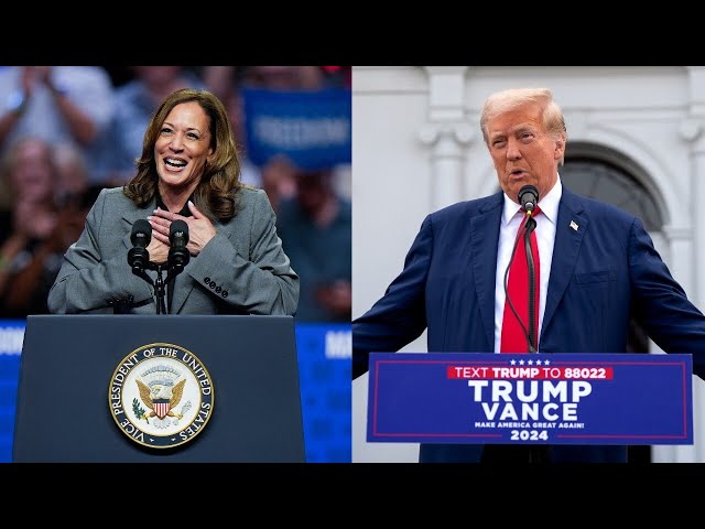 ⁣New poll shows Kamala Harris leading Donald Trump in battleground state of Pennsylvania