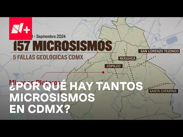 Identifican fallas geológicas que estarían relacionadas con microsismos en CDMX - En Punto