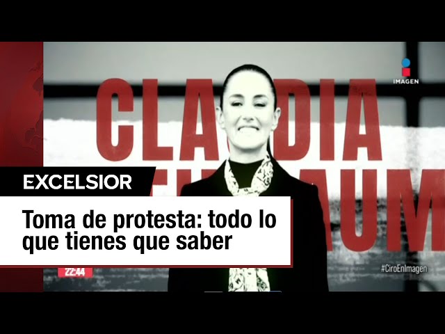 Todo listo para la toma de protesta de Claudia Sheinbaum como presidenta