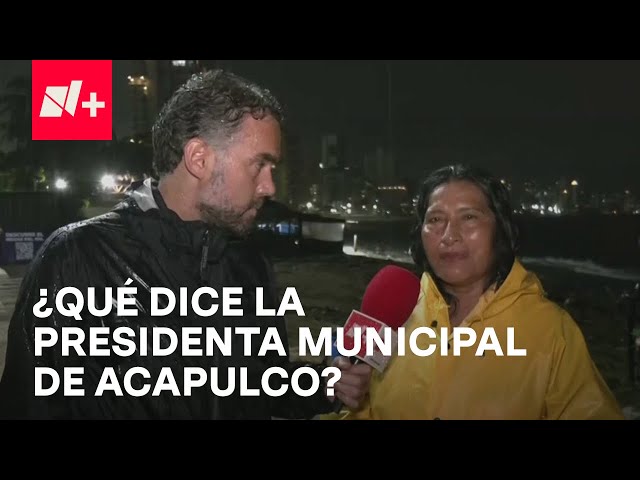 ⁣Presidenta Municipal de Acapulco Habló sobre la Emergencia por John con Enrique Acevedo