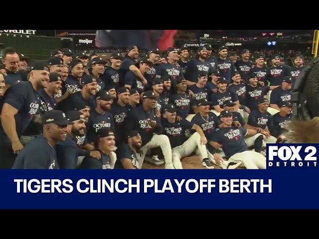 ⁣Tigers clinch playoff spot with win over White Sox