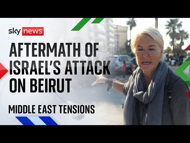 ⁣Sky's Alex Crawford reports on the aftermath of Israel's massive attack on Beirut