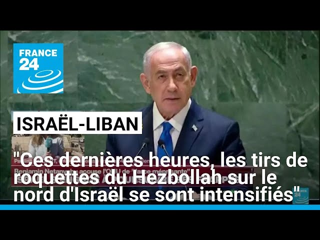 ⁣"Ces dernières heures, les tirs de roquettes du Hezbollah sur le nord d'Israël se sont int