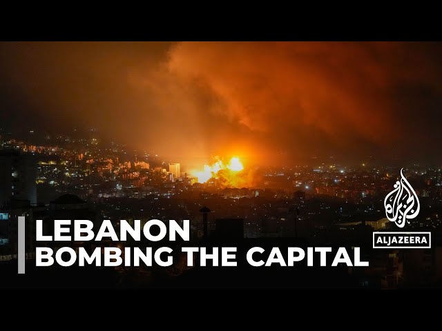 ⁣Israeli strikes on Beirut: Warplanes target residential suburb of Dahiyeh