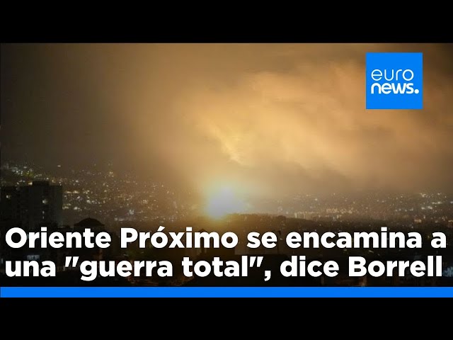 ⁣Josep Borrell advierte de que Oriente Próximo se encamina a una "guerra total" tras los úl