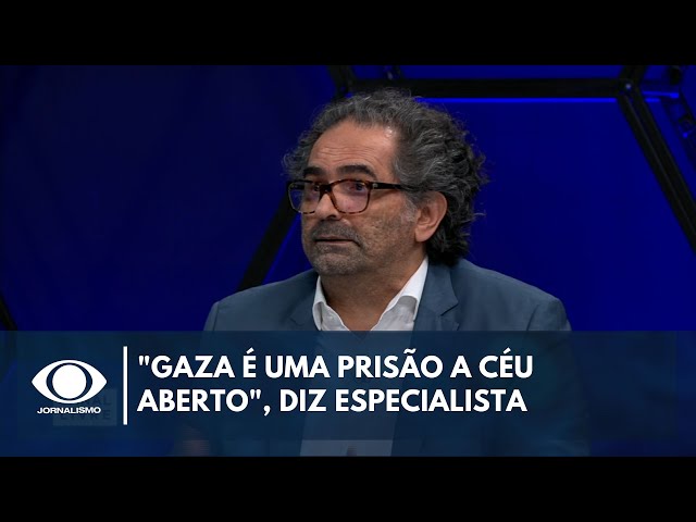 ⁣Especialista condena ataques de Israel na Palestina: "Gaza é uma prisão a céu aberto" | Ca