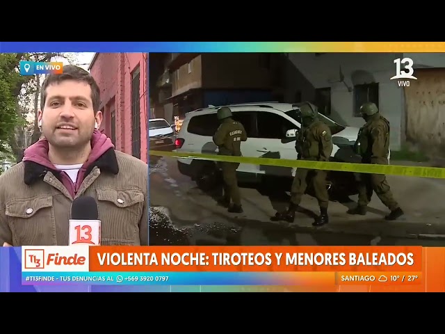 ⁣Homicidio frustrado en Quilicura: Menor y su tío en riesgo vital tras ser baleados en una plaza