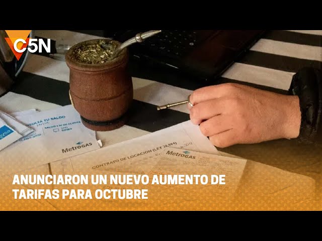 ⁣ANUNCIARON un NUEVO AUMENTO de TARIFAS para OCTUBRE