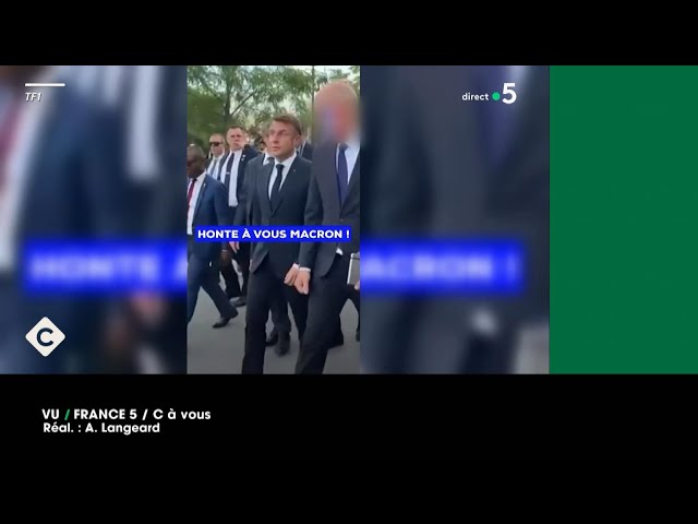 ⁣Vu du 28/09/24 : "Honte à vous Macron !"