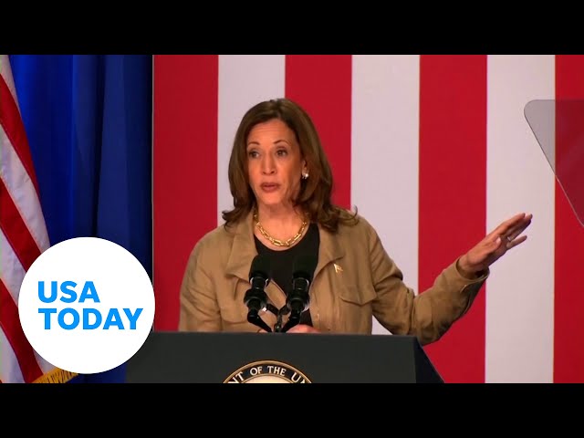 ⁣Kamala Harris pushes asylum restrictions, immigration reform at border | USA TODAY