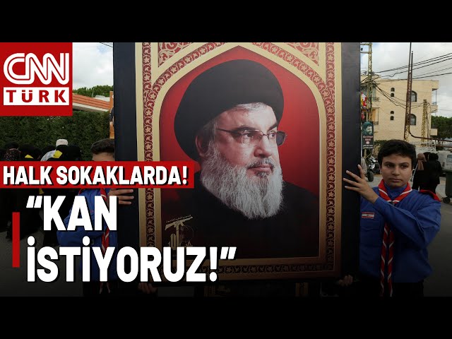 ⁣İran'da Kaos! Halk, Nasrallah'ın Öldürülmesine İntikam Çağrısıyla Tepki Verdi: "Kan İ