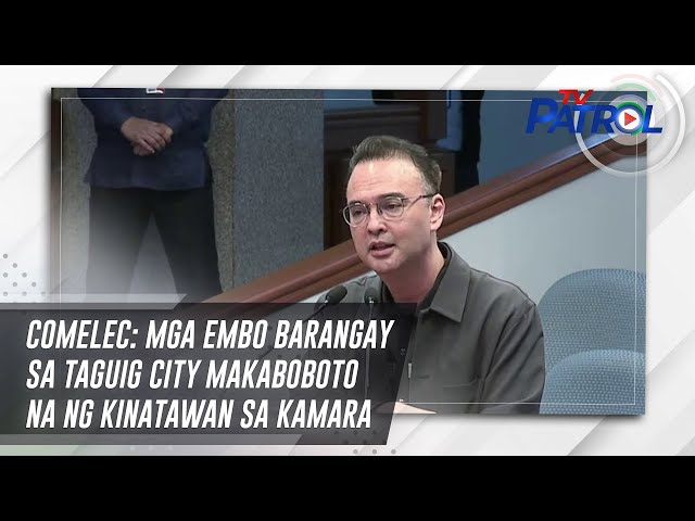 ⁣COMELEC: Mga EMBO Barangay sa Taguig City makaboboto na ng kinatawan sa Kamara | TV Patrol