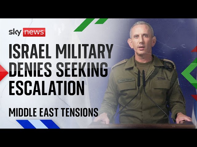 ⁣'Our war is not with Lebanese people, it's with Hezbollah', IDF spokesperson says