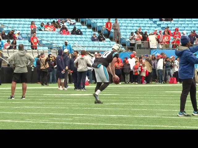 ⁣Panthers players describe the art of the jersey swap