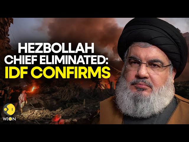 ⁣Israel Kills Hezbollah Leader Hassan Nasrallah in Air Strike on Beirut | Israel-Lebanon War