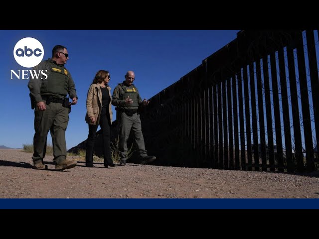 ⁣Harris visits the Southern border, focuses on immigration