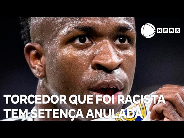 ⁣Torcedor que foi racista com Vini Jr. tem sentença anulada