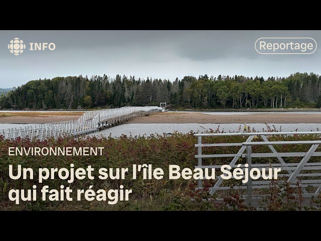 ⁣Un projet sur l’île Beau Séjour près de Chandler déploré