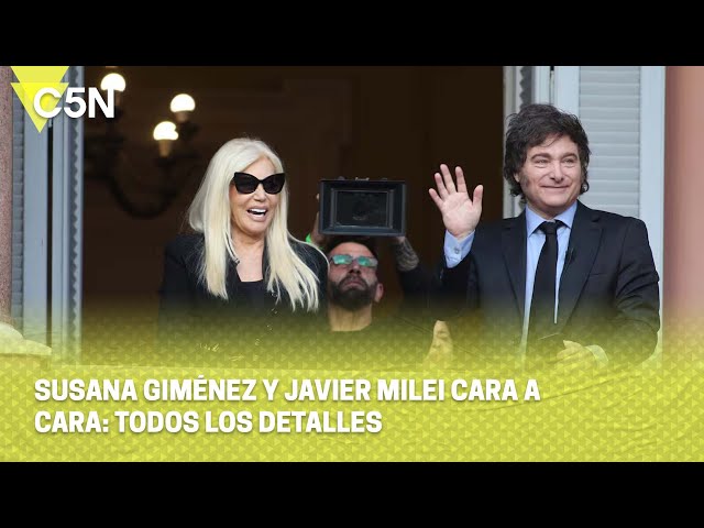 ⁣SUSANA GIMÉNEZ y JAVIER MILEI CARA A CARA