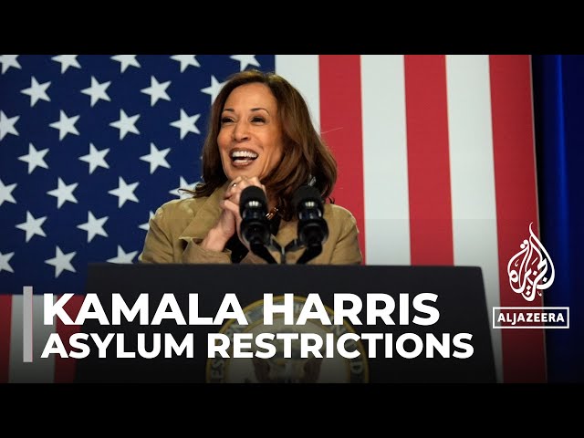 ⁣US-Mexico border visit: Kamala Harris pushes tougher asylum restrictions