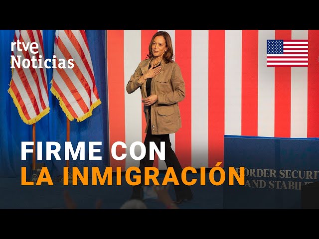 EE.UU: HARRIS promete RESTRICCIONES al asilo y "ASEGURAR LA FRONTERA" si llega a presidir 