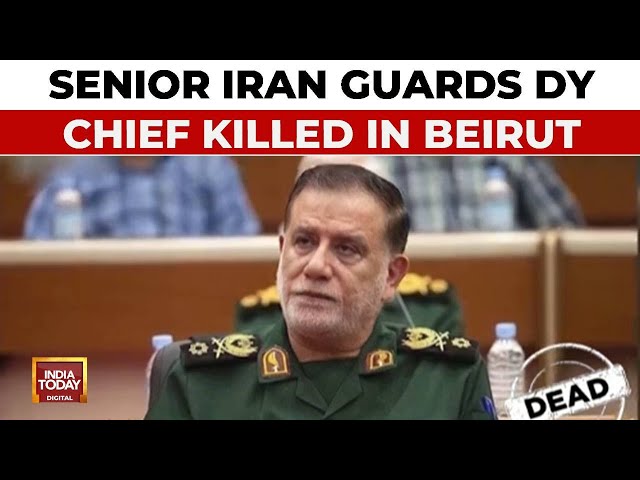 ⁣Israel-Hezbollah War: Senior Iran Guards Dy Chief Gen Abbas Nilforoushan Killed In Beirut Strike