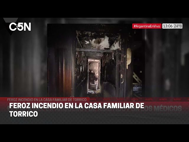 ⁣FEROZ INCENDIO en la CASA FAMILIAR de TORRICO