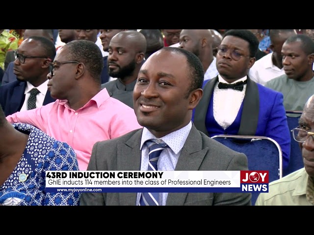 ⁣43rd induction ceremony: GhIE inducts 114 members into the class of Professional Engineers