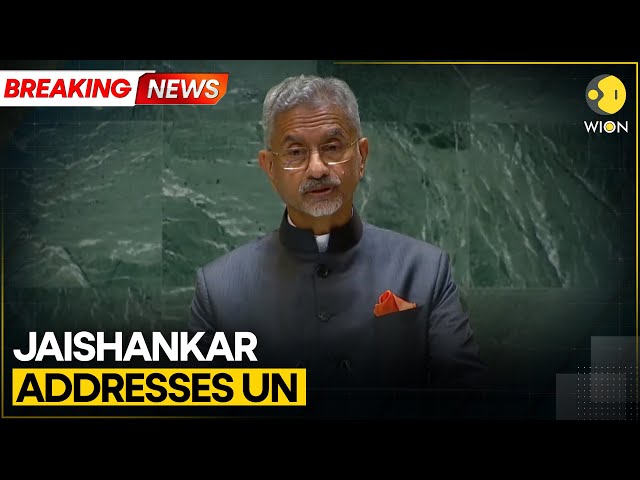 ⁣Indian EAM Delivers Speech At UNGA: Raises Concern Over West Asia Conflict | WION