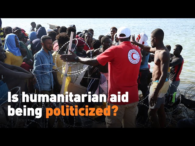 ⁣Is humanitarian aid being politicized?