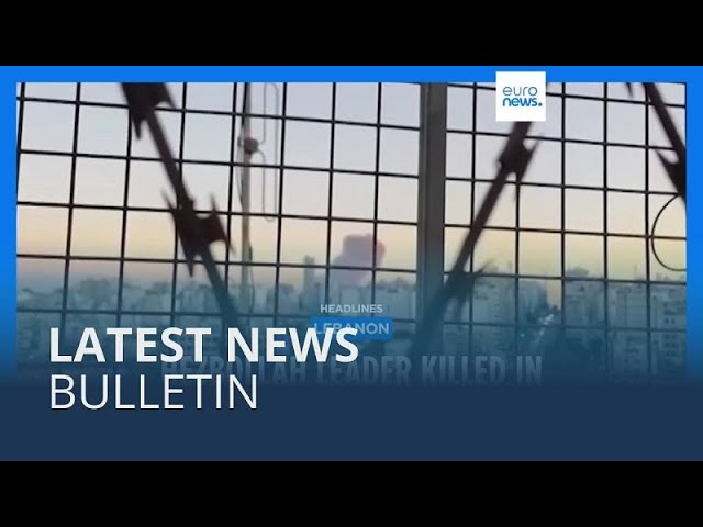 ⁣Latest news bulletin | September 28th – Evening